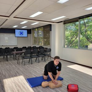Interior lethbridge first aid classroom